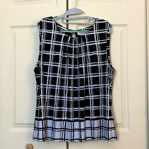 Plus size Calvin Klein sleeveless dress top